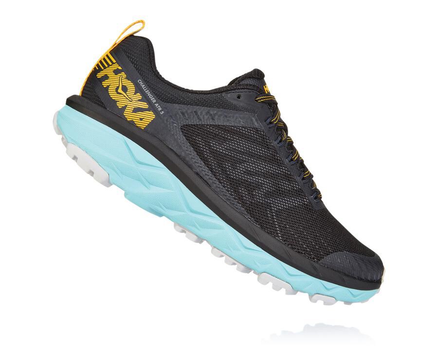 Zapatillas Trail Hoka One One Mujer - Challenger Atr 5 - Negras - MFC290471